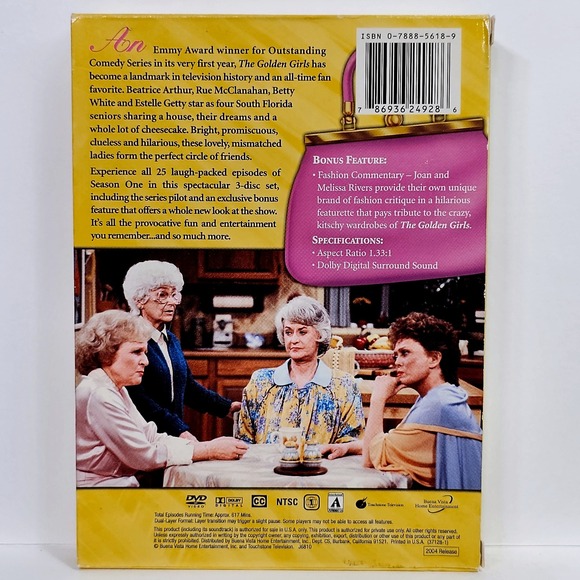 The Golden Girls Complete First Season DVD Box Set 3 Disc 25 Episode Betty White - Picture 2 of 5